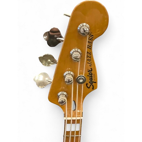 Used Squier Classic Vibe 1970S Jazz Bass Natural Solid Body Electric Guitar