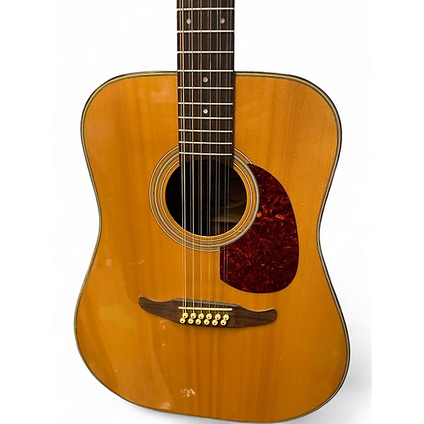 Used Fender Santa Maria Natural 12 String Acoustic Guitar