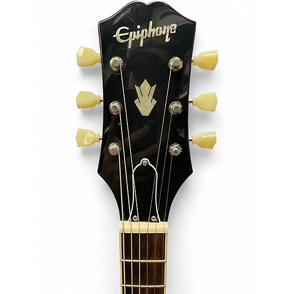 Used Epiphone ES335 Candy Apple Red Hollow Body Electric Guitar