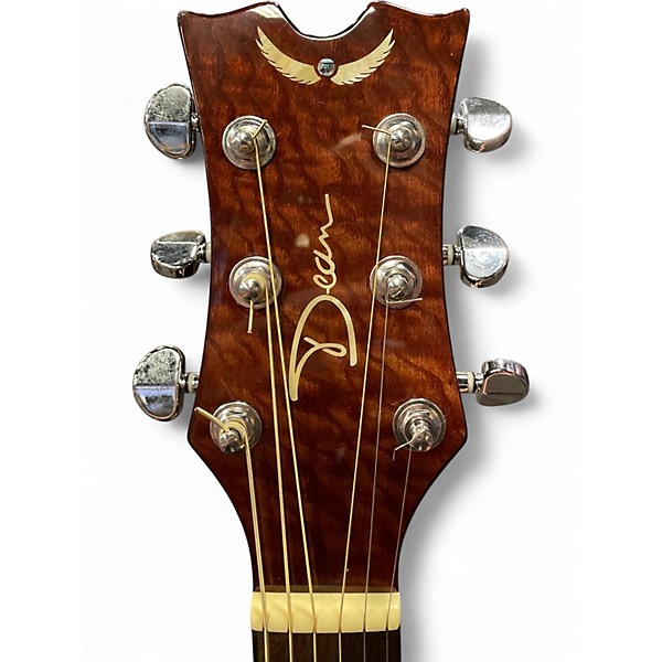 Used Dean EQATBZ Exotica 2 Color Sunburst Acoustic Electric Guitar