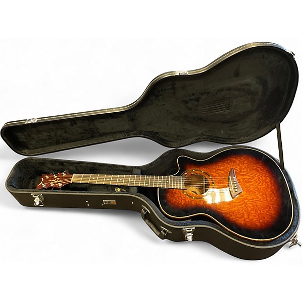 Used Dean EQATBZ Exotica 2 Color Sunburst Acoustic Electric Guitar