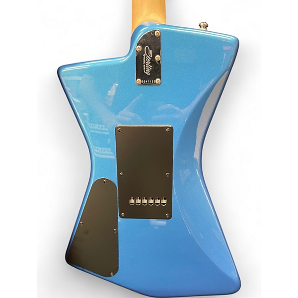 Used Sterling by Music Man Saint Vincent Metallic Blue Solid Body Electric Guitar