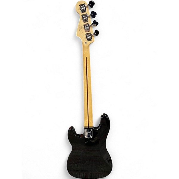Used 2007 Squier Affinity Precision Bass Black Electric Bass Guitar