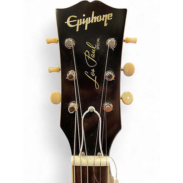 Used Epiphone Les Paul Special Double Cutaway TV Yellow Solid Body Electric Guitar