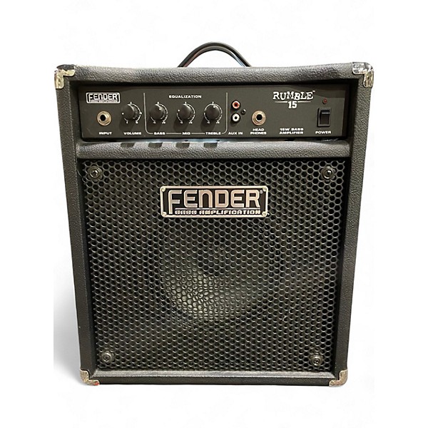 Used Fender Rumble 15 15W 1X8 Bass Combo Amp