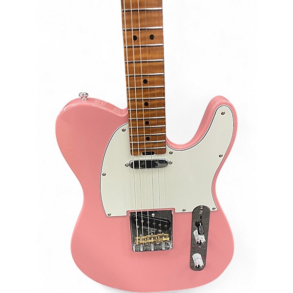 Used Firefly FFTL Pink Solid Body Electric Guitar