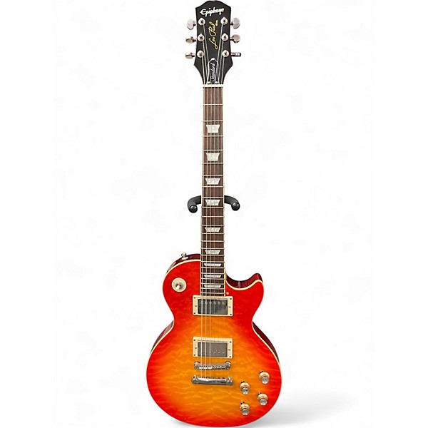 Used Epiphone Les Paul Standard 2 Color Sunburst Solid Body Electric Guitar