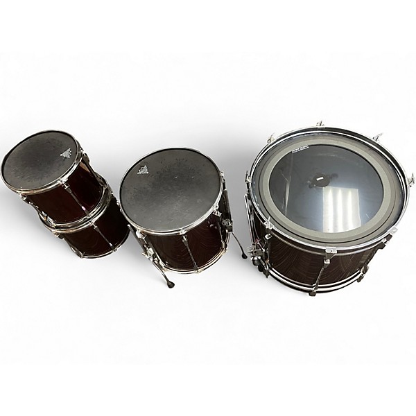 Used 1993 TAMA 4 Piece ROCKSTAR DX Burgundy Drum Kit