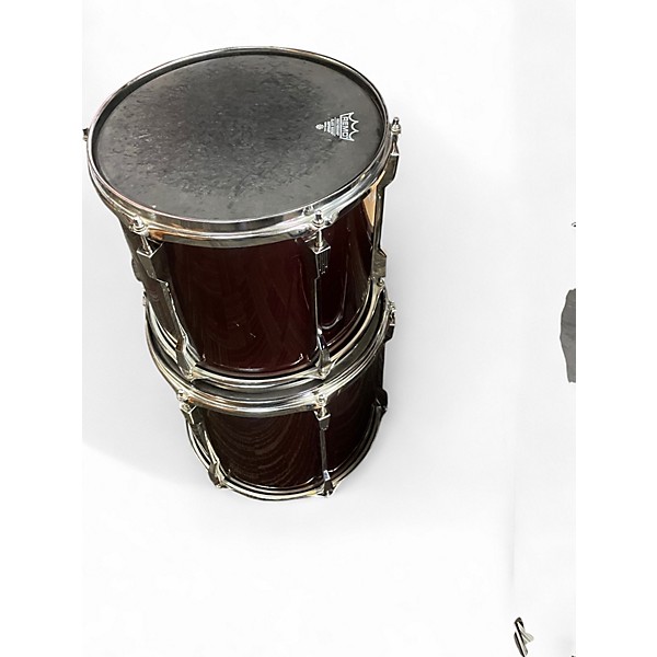 Used 1993 TAMA 4 Piece ROCKSTAR DX Burgundy Drum Kit