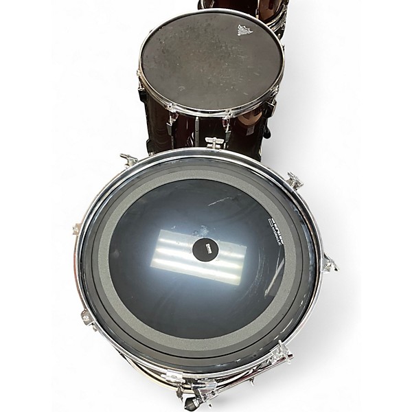 Used 1993 TAMA 4 Piece ROCKSTAR DX Burgundy Drum Kit