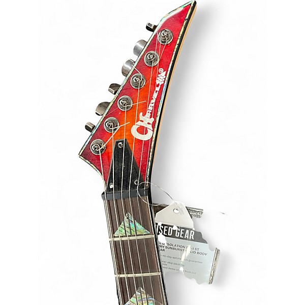 Used Charvel Desolation DX-1 ST Soloist Cherry Sunburst Solid Body Electric Guitar