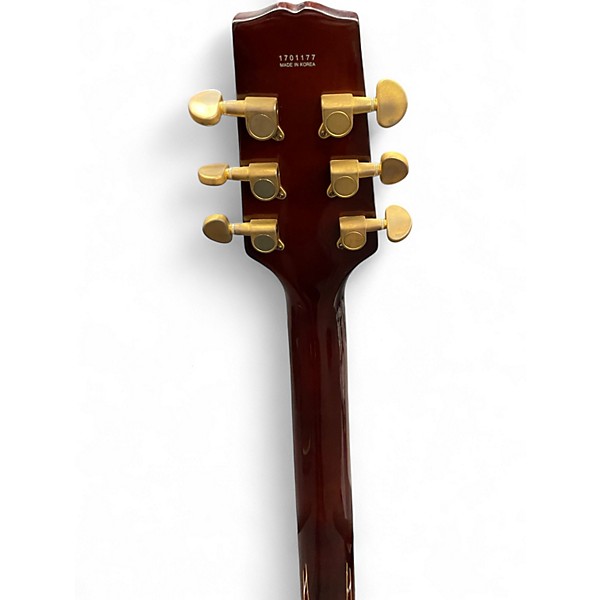 Used Hamer Echotone Trans Amber Hollow Body Electric Guitar