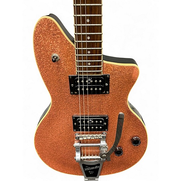 Used Washburn CT2 Metallic Orange Solid Body Electric Guitar