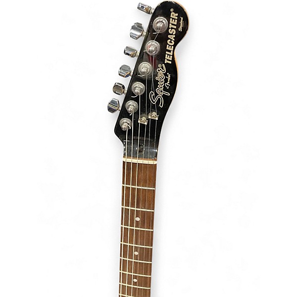 Used Squier Standard Telecaster Special Edition Black Solid Body Electric Guitar