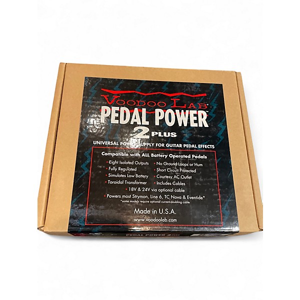 Used Voodoo Lab Pedal Power 2+ Power Supply