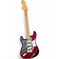 Used Fender Standard Stratocaster LH Midnight Wine Solid Body Electric Guitar thumbnail