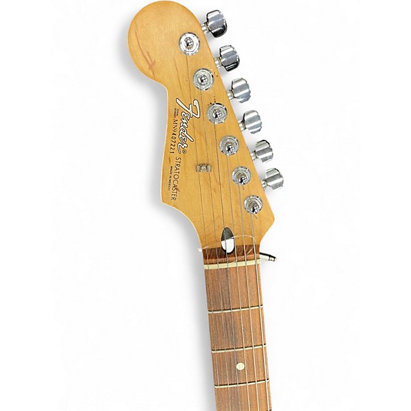 Used Fender Standard Stratocaster LH Midnight Wine Solid Body Electric Guitar
