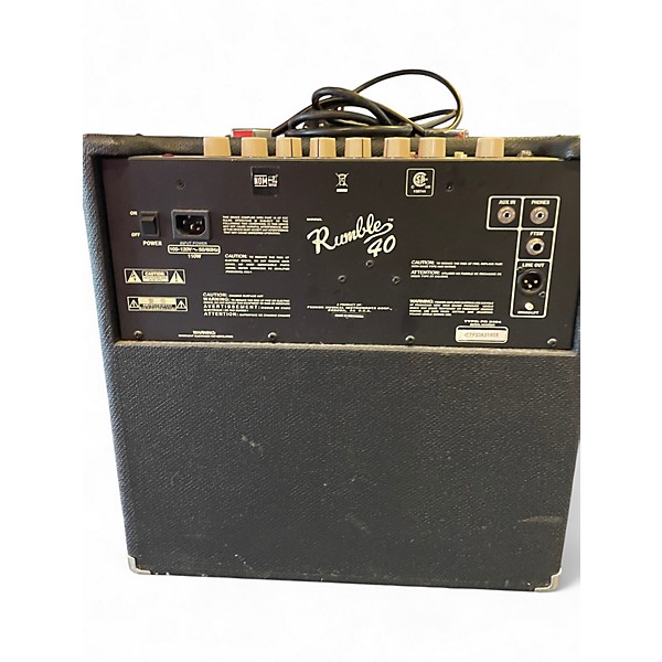 Used Fender Rumble V3 40W 1x10 Bass Combo Amp