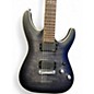 Used Schecter Guitar Research C1 Platinum Trans Black Solid Body Electric Guitar