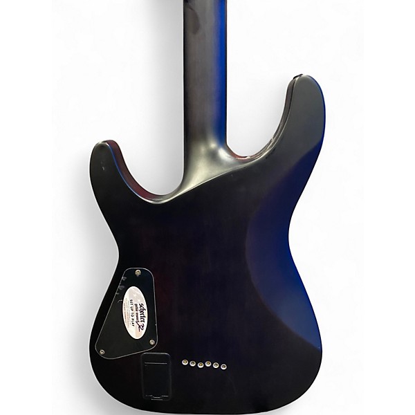 Used Schecter Guitar Research C1 Platinum Trans Black Solid Body Electric Guitar