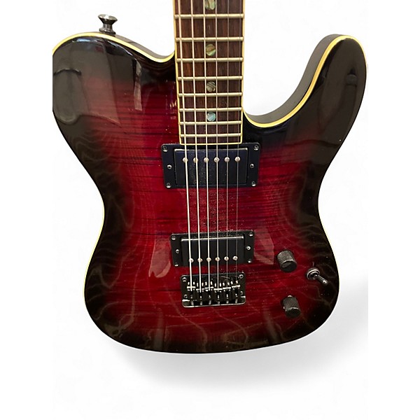 Used Fender Special Edition Custom Telecaster FMT HH Dark Cherry Burst Solid Body Electric Guitar