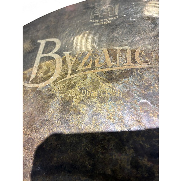 Used MEINL 16in BYZANCE DUAL CRASH Cymbal