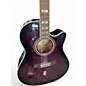 Used Ibanez AEF30ETVS Trans Purple Acoustic Electric Guitar