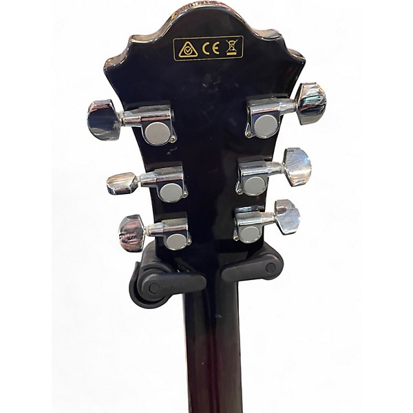 Used Ibanez AEF30ETVS Trans Purple Acoustic Electric Guitar