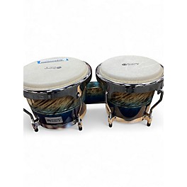Used LP 9.5in Performer series Bongos Blue Burst Drum
