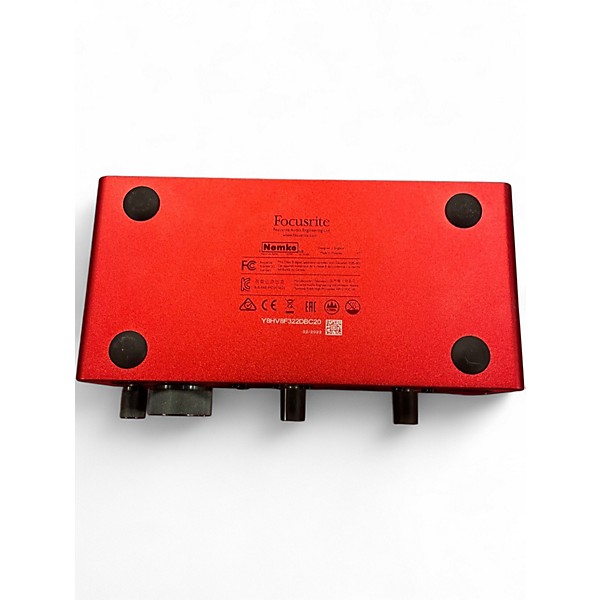 Used 2022 Focusrite Scarlett 2i2 Gen 3 Audio Interface