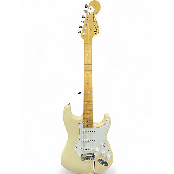 Used Fender ST68 68 reissue made in Japan Olympic White Solid Body Electric Guitar