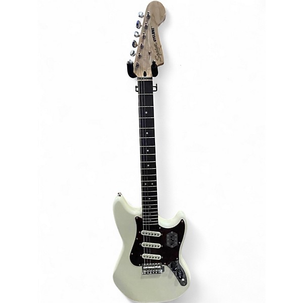 Used Squier Cyclone Olympic Pearl Solid Body Electric Guitar