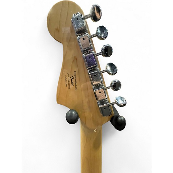 Used Squier Cyclone Olympic Pearl Solid Body Electric Guitar