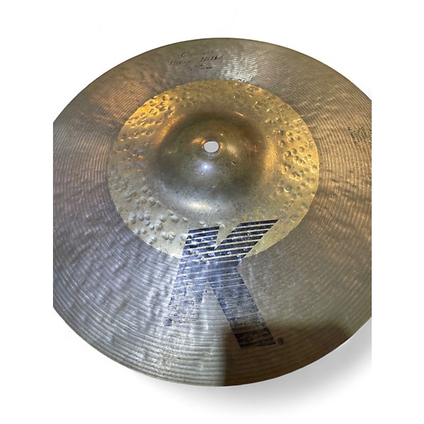 Used Zildjian 14.25in K CUSTOM HYBRID HI-HAT PAIR TOP BOTTOM Cymbal
