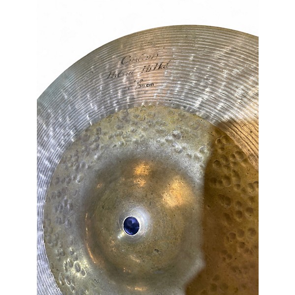 Used Zildjian 14.25in K CUSTOM HYBRID HI-HAT PAIR TOP BOTTOM Cymbal