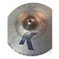 Used Zildjian 14.25in K CUSTOM HYBRID HI-HAT PAIR TOP BOTTOM Cymbal