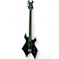 Used B.C. Rich RWBO Revenge Warlock Black and White Electric Bass Guitar thumbnail