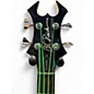 Used B.C. Rich RWBO Revenge Warlock Black and White Electric Bass Guitar