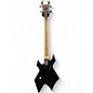 Used B.C. Rich RWBO Revenge Warlock Black and White Electric Bass Guitar