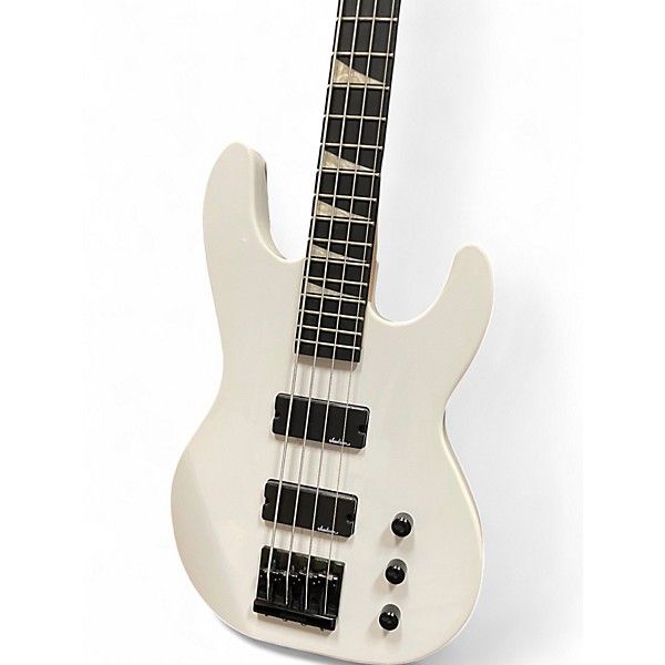 Used Jackson JS2 Concert Olympic White Electric Bass Guitar