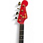 Used Fender Precision Bass Lyte Red Electric Bass Guitar