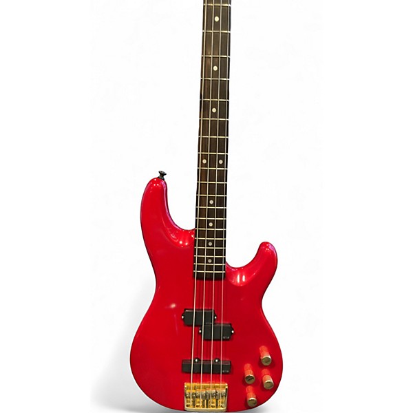 Used Fender Precision Bass Lyte Red Electric Bass Guitar