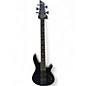 Used Schecter Guitar Research SLS Elite-5 Evil Twin Satin Black Electric Bass Guitar thumbnail