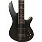 Used Schecter Guitar Research SLS Elite-5 Evil Twin Satin Black Electric Bass Guitar
