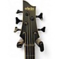 Used Schecter Guitar Research SLS Elite-5 Evil Twin Satin Black Electric Bass Guitar