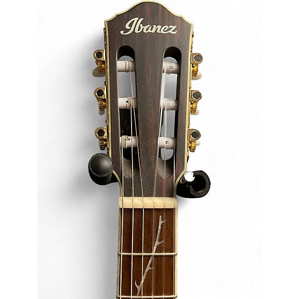 Used Ibanez TOD10NTKF Black Classical Acoustic Electric Guitar