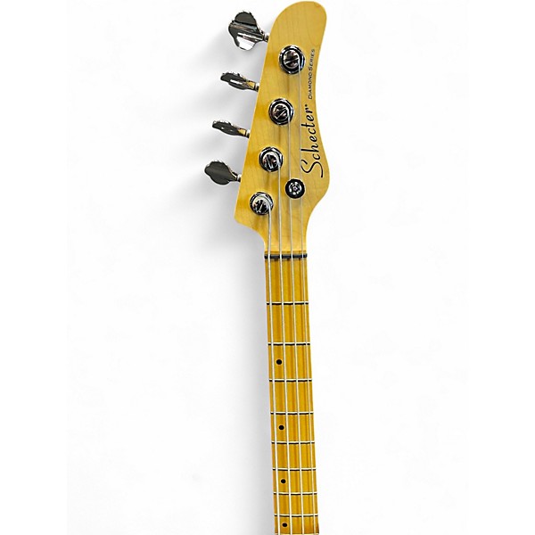 Used Schecter Guitar Research Diamond Research CV4 3 Color Sunburst Electric Bass Guitar