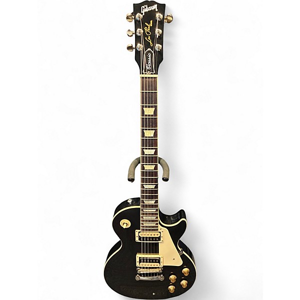 Used Gibson Les Paul Classic Black Solid Body Electric Guitar