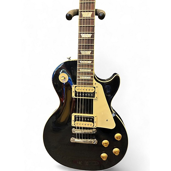 Used Gibson Les Paul Classic Black Solid Body Electric Guitar