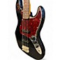 Used Squier Standard Jazz Bass Black Electric Bass Guitar